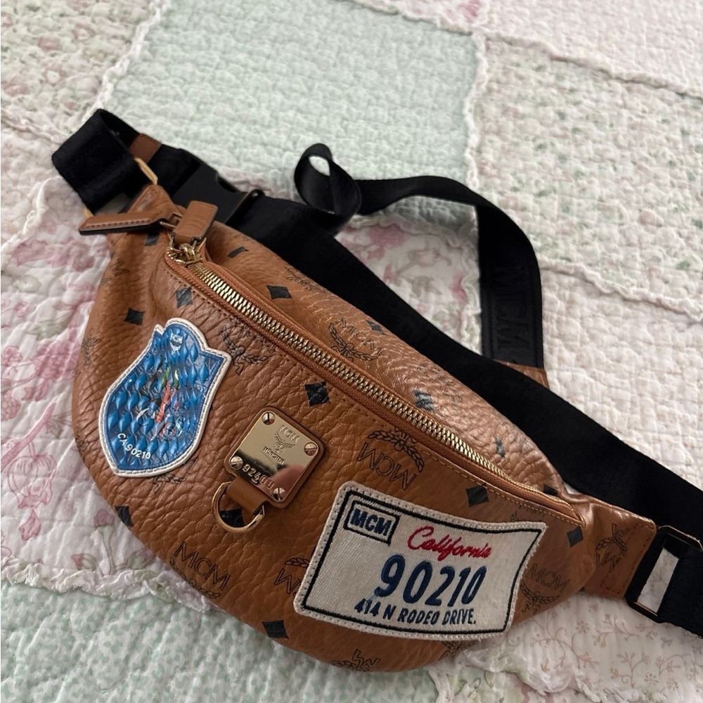 MCM Brown Belt Bag LA EXCLSUIVE